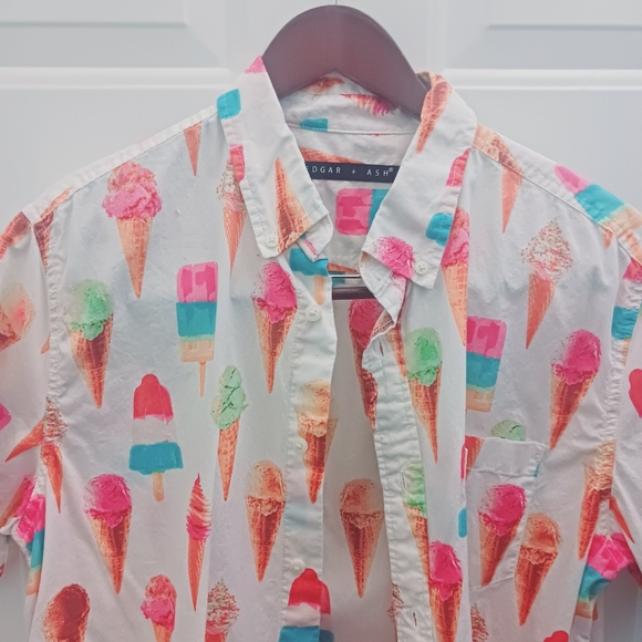 Edgar + Ash Other - Ice Cream Print  Shirt